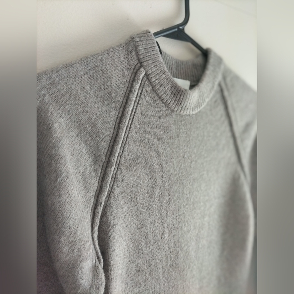 H&M Taupe Melange Cozy Knit Bodycon Longline Sweater Dress XS. - Picture 6 of 10